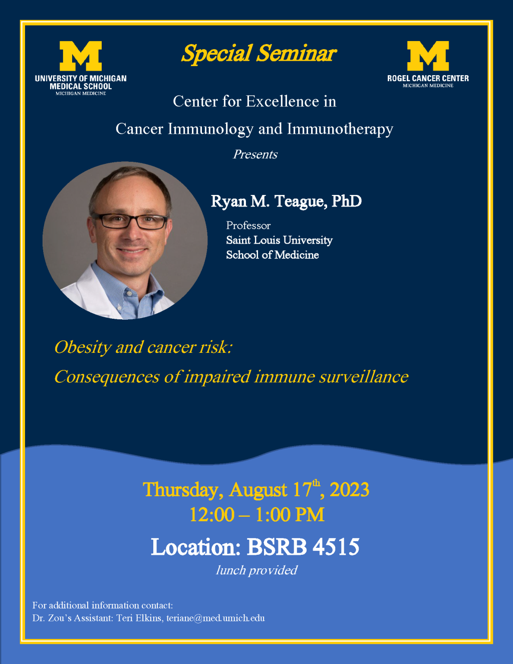 Ryan Teague, PhD Image