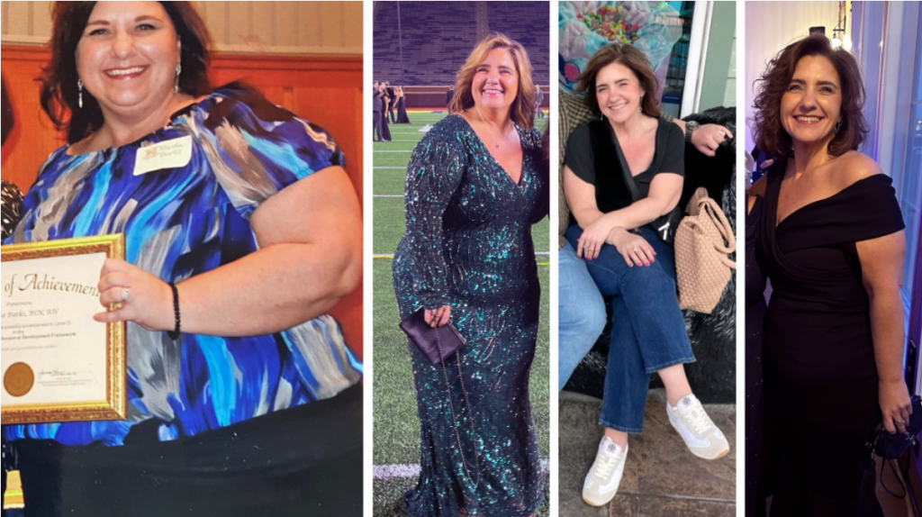 Four different images of patient, Marsha Burks