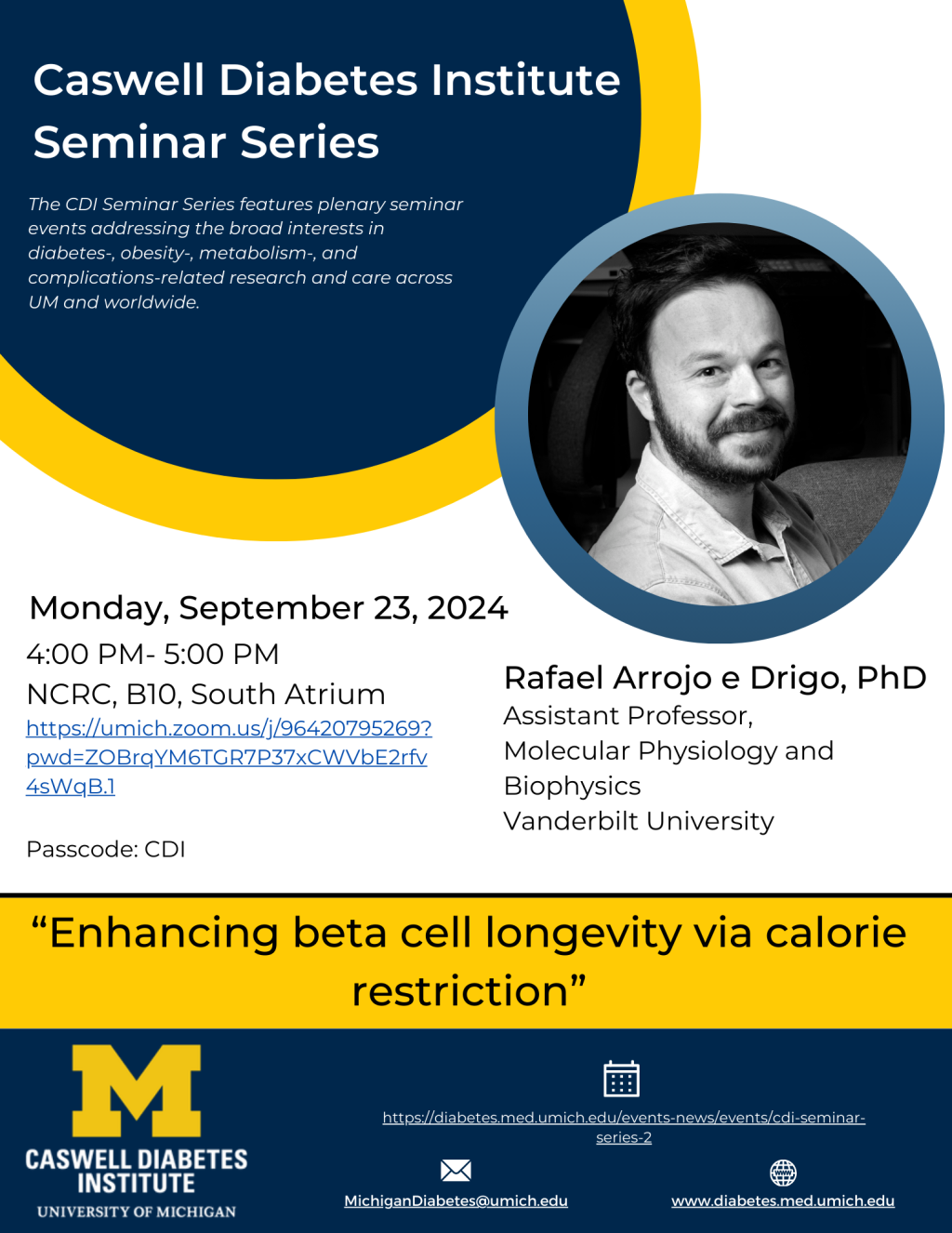 Image of Dr. Arrojo e Drigo, talk title and information