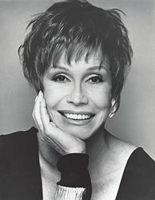 Black and white headshot of Mary Tyler Moore