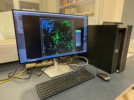 Photo of the VRC Dell Precision 5820 Offline Image Analysis workstation