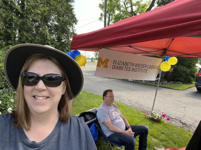 Chris at Tour de Cure