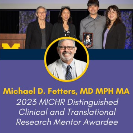 Image of Dr. Fetters along with his supporters