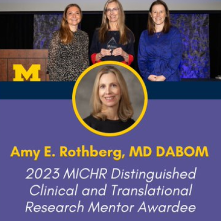 Image of Dr. Rothberg and her supporters